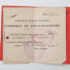 Spanish Civil War - Madrid Works and Fortification Command Card