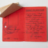 Spanish Civil War - Madrid Works and Fortification Command Card