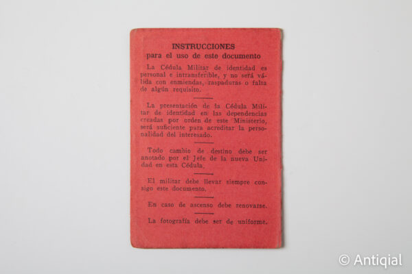 Guerra Civil - Carnet Ejército popular sanidad - República Española - Sanidad