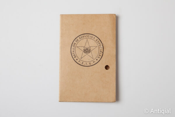 Spanish Civil War - Identity card of the Special Services Battalion of the Militias of the Spanish Republic