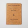 Spanish Civil War - Identity card Center for transmissions and tactical studies of engineers