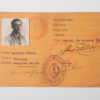 Spanish Civil War - Identity card Center for transmissions and tactical studies of engineers