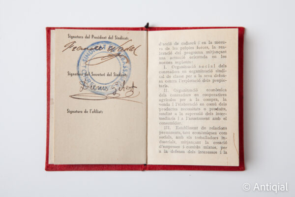 Spanish Civil War - Carnet rabbassaires 01