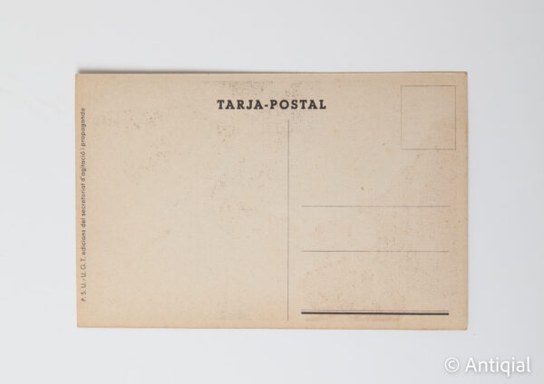 Spanish Civil War - Postcard PSU-UGT Women work