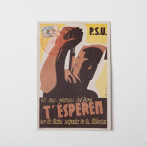 Guerra Civil - Postal PSU Te esperan