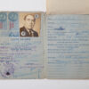Dictadura franquista - Carnet de Resident de la República Francesa a un refugiat de la Guerra Civil Espanyola