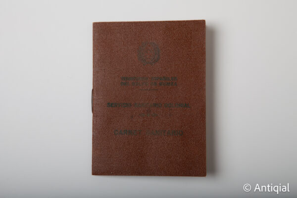 Dictadura franquista - Carnet sanitari Guinea
