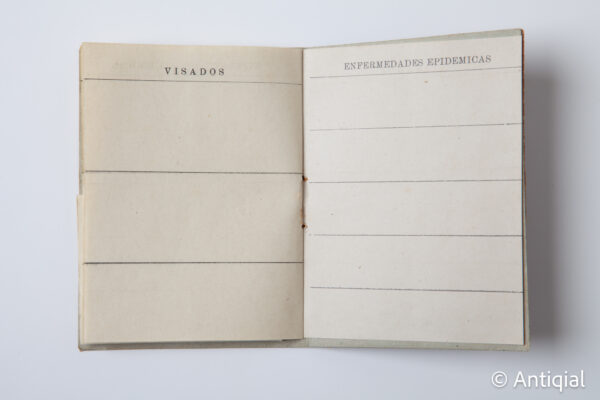 Dictadura franquista - Carnet sanitari Guinea