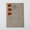 Spanish Post-war - Temporary card of exiled worker of the Spanish Spanish Civil War - French Republic