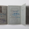 Spanish Post-war - Temporary card of exiled worker of the Spanish Spanish Civil War - French Republic