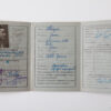 Spanish Post-war - Temporary card of exiled worker of the Spanish Spanish Civil War - French Republic