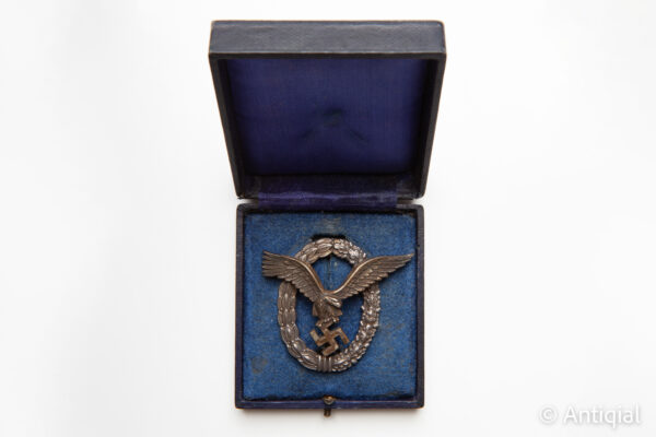 Segunda Guerra Mundial - Placa de Piloto de la Luftwaffe