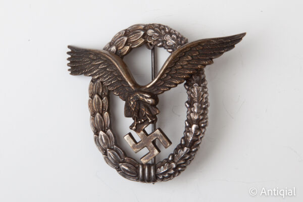 Segunda Guerra Mundial - Placa de Piloto de la Luftwaffe